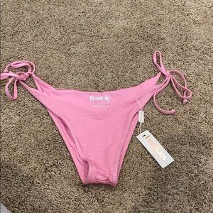 NWT PINK BIKINI BOTTOMS
